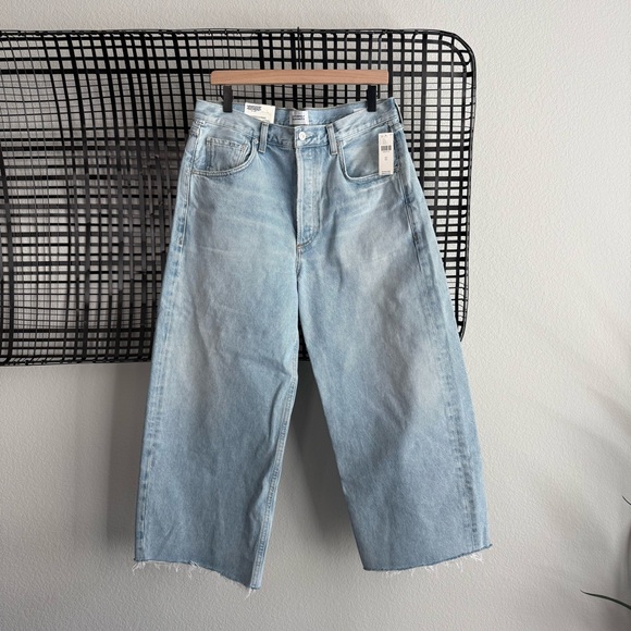 Citizens of Humanity Ayla Raw Hem Crop Jeans freshwater - Picture 2 of 10